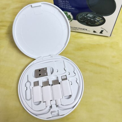 Organizador de Cable de Carga Rápida Multifuncional USB Tipo C – 5 en 1